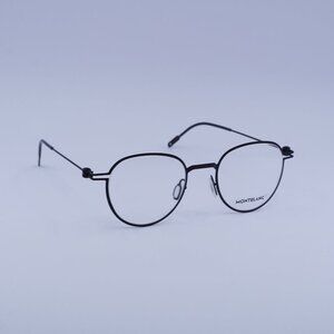 Montblanc MB0002O 003 Eyeglasses Black 48mm Aviator Frame